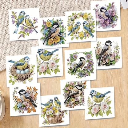 Diamond Painting Greeting Card Set 12 Pieces