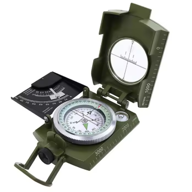 Military Directional Compass with Clinometer