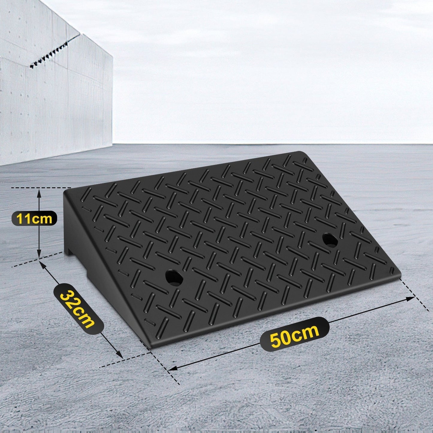 Rubber Kerb Ramps Set of 2 — 3 Tonne Capacity