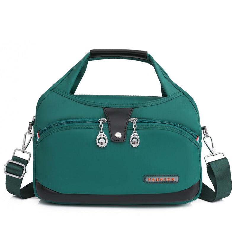 Nylon Crossbody Bag with Anti-Theft Protection