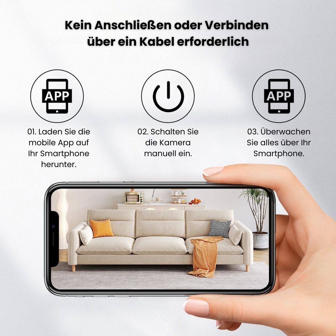 Surveillance Camera with Night Vision & App Access