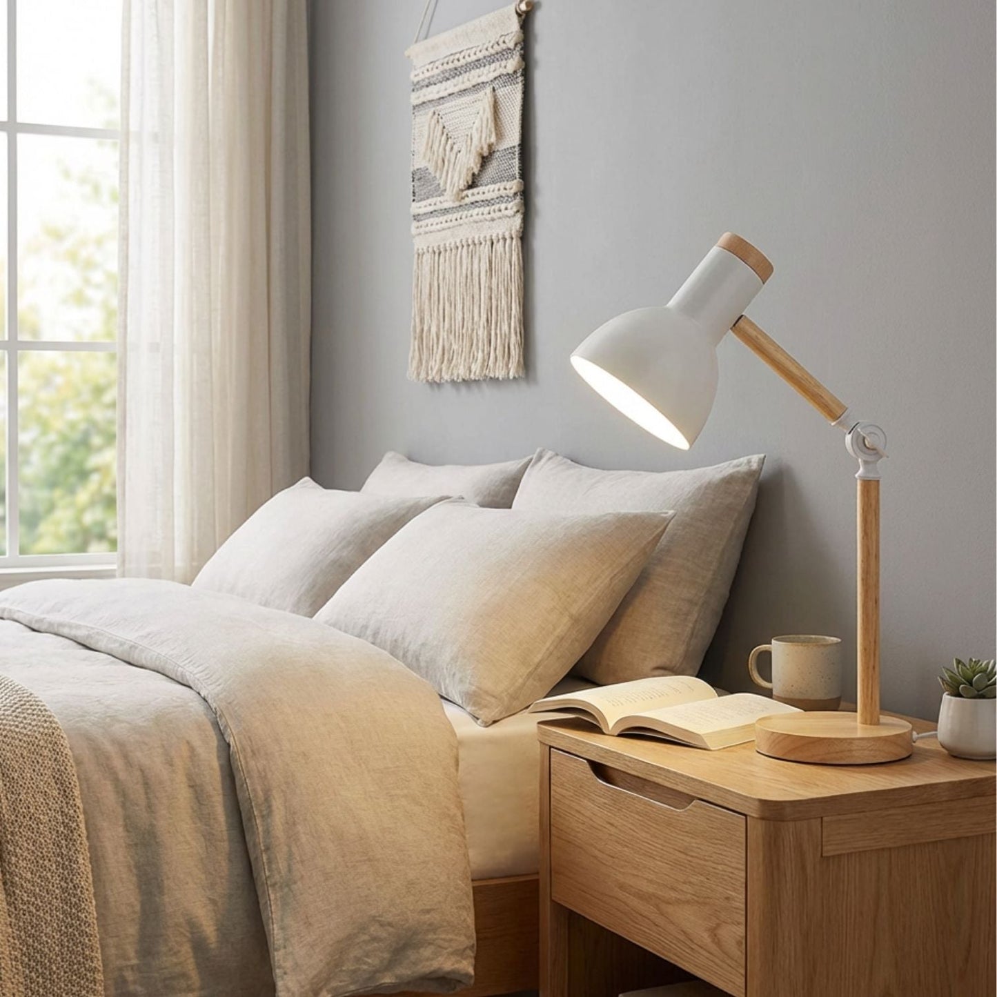 HoutLicht Desk Lamp for Office Desk