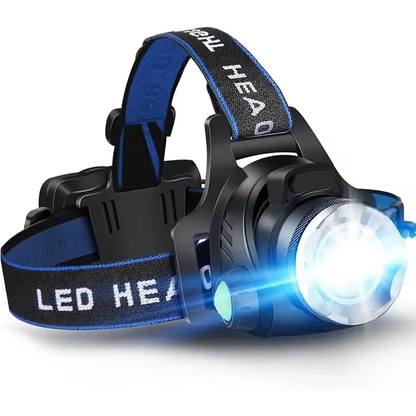 Rechargeable Waterproof Zoomable LED Headlamp