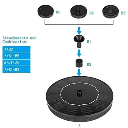 AquaLuxe™ Solar Fountain — Enchant Your Garden with Lively Water Play and Sunny Energy