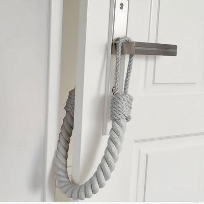 Retro Rope Door Stopper — No Drilling Required