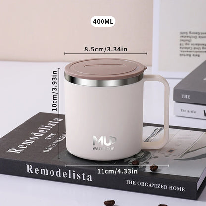 Insulated Stainless Steel Coffee Mug with Lid