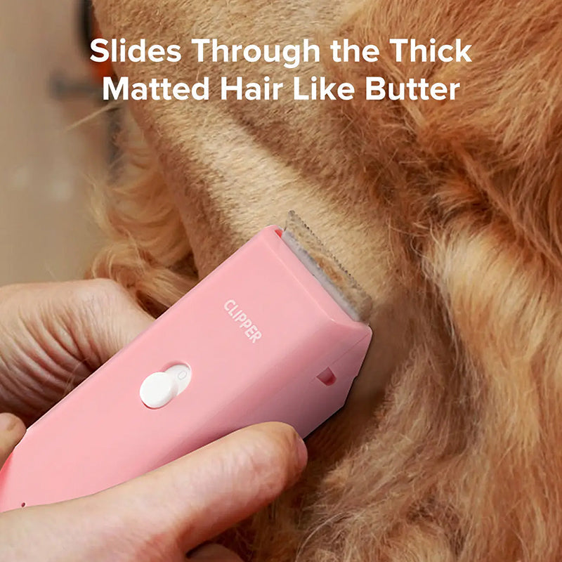 Wireless Pet Hair Clipper for Dogs & Cats