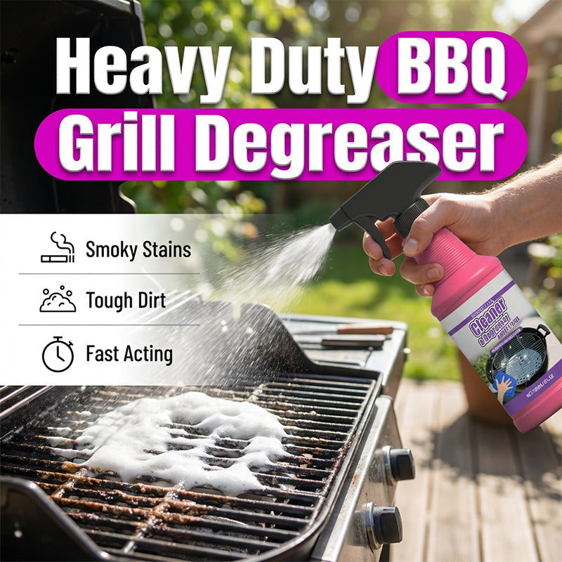 Powerful Grill Cleaning Spray – Grease Gone in 3 Minutes