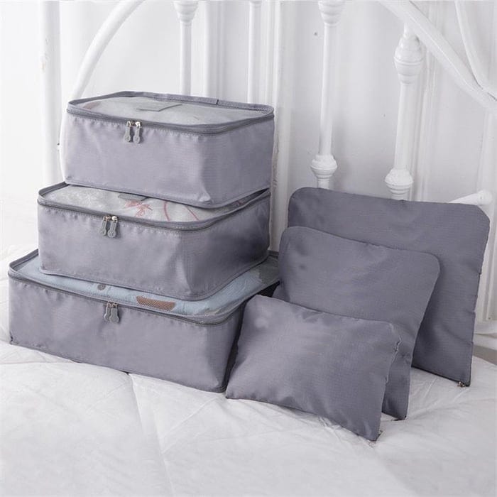 Suitcase Organizer Set with 6 Packing Pouches