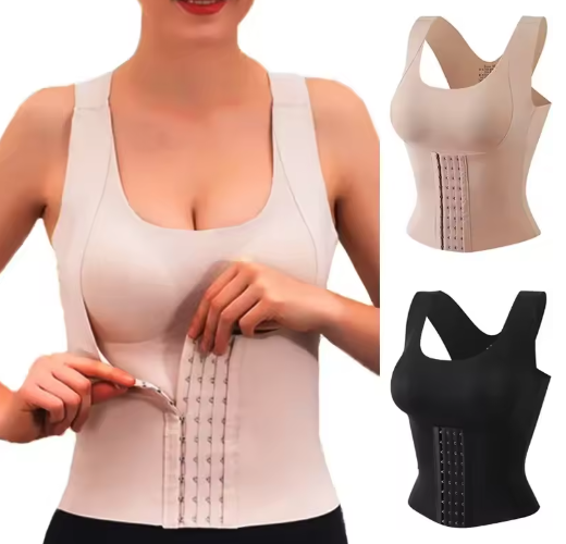 WaistSculpt Push-up Bra with Support Design