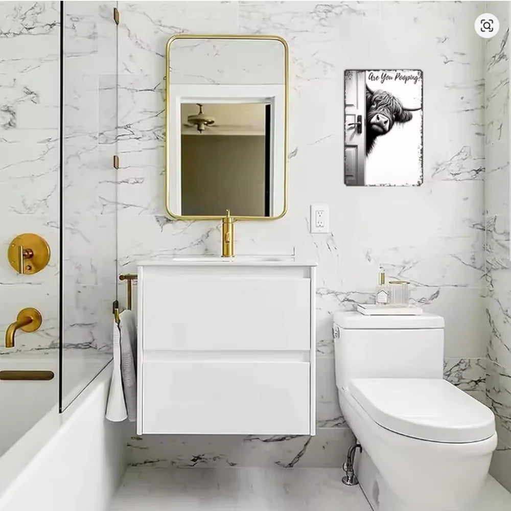 HumorVista™ — Adds Charm to Your Bathroom and Makes Everyone Laugh!