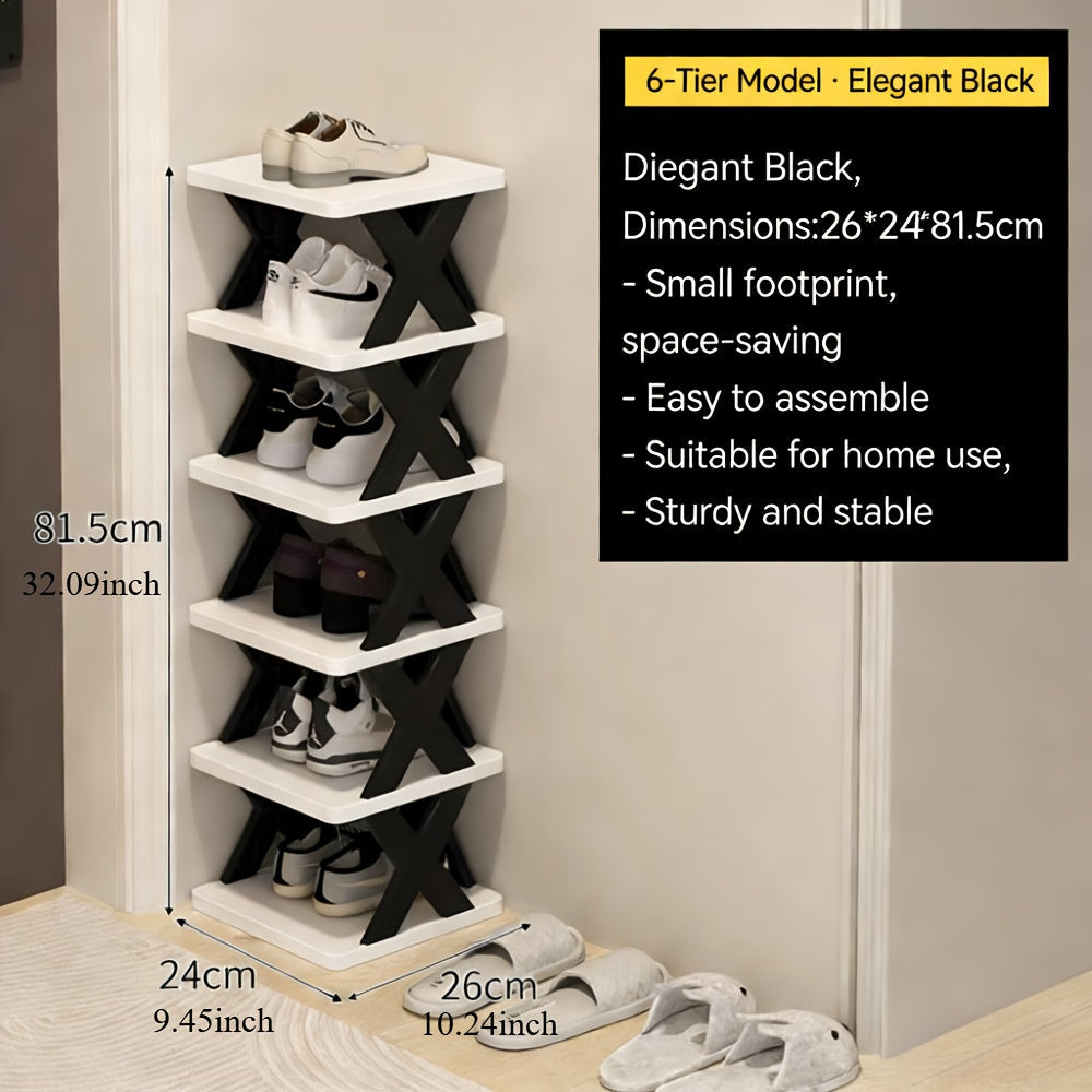 Narrow Shoe Rack Tower