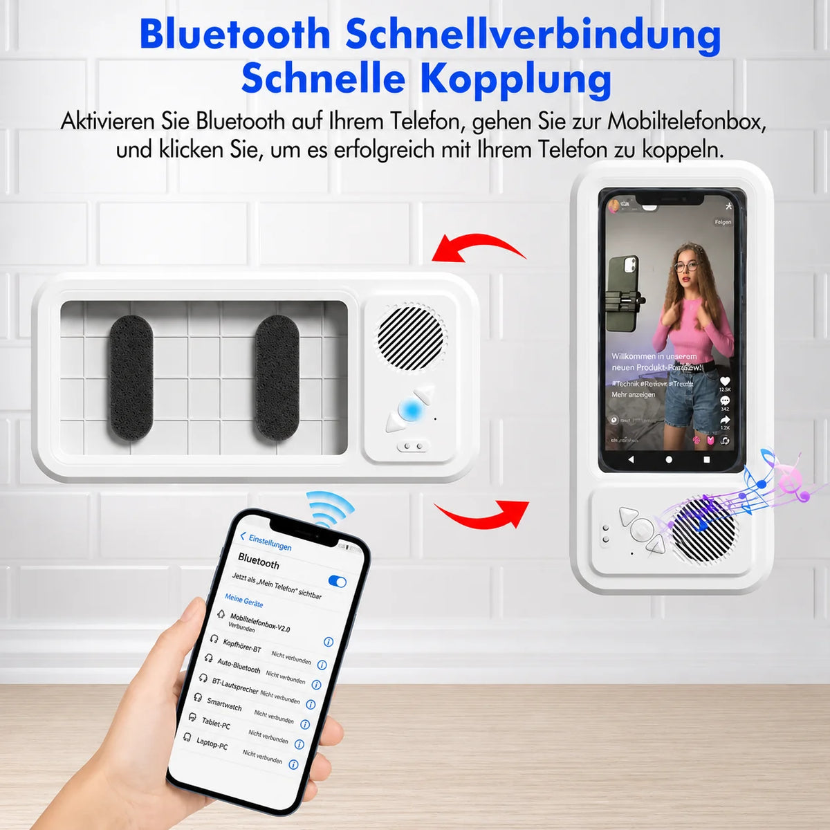 AuraStream™ — Transform Your Shower into Your Personal Concert Stage Full of Freedom and Crystal-Clear Musical Enjoyment