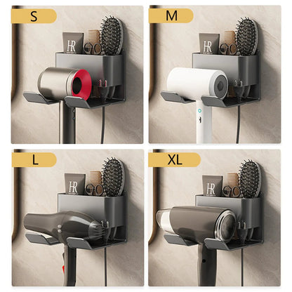Wall Mount for Hair Care Accessories