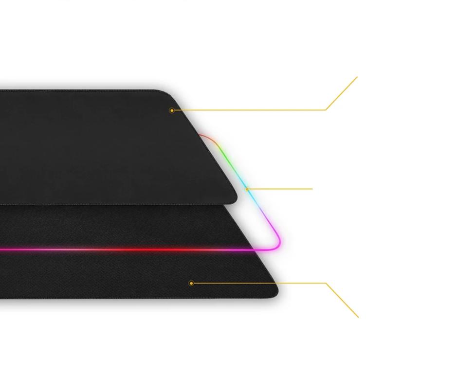 RGB Mousepad with 13 Lighting Modes
