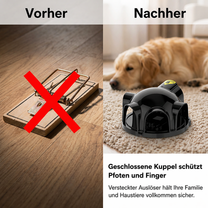 Reusable Mouse Trap with 4 Doors