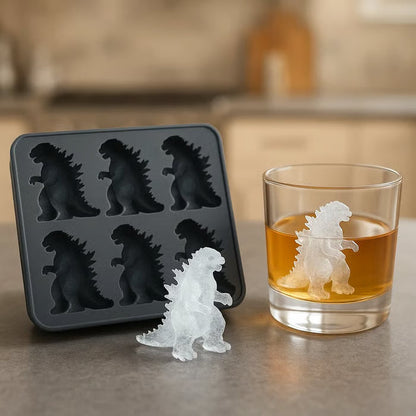 Highland Cow Ice Cube Mold 3D Silicone Ice Tray