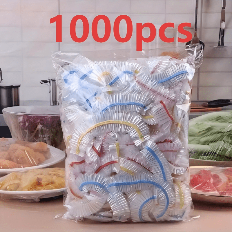 Elastic cling film covers 1000 pieces made of PE