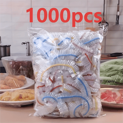 Elastic cling film covers 1000 pieces made of PE