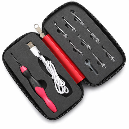 LightLoop™ LED Crochet Hooks — Put an end to dark stitches and enjoy radiant creative moments anytime!