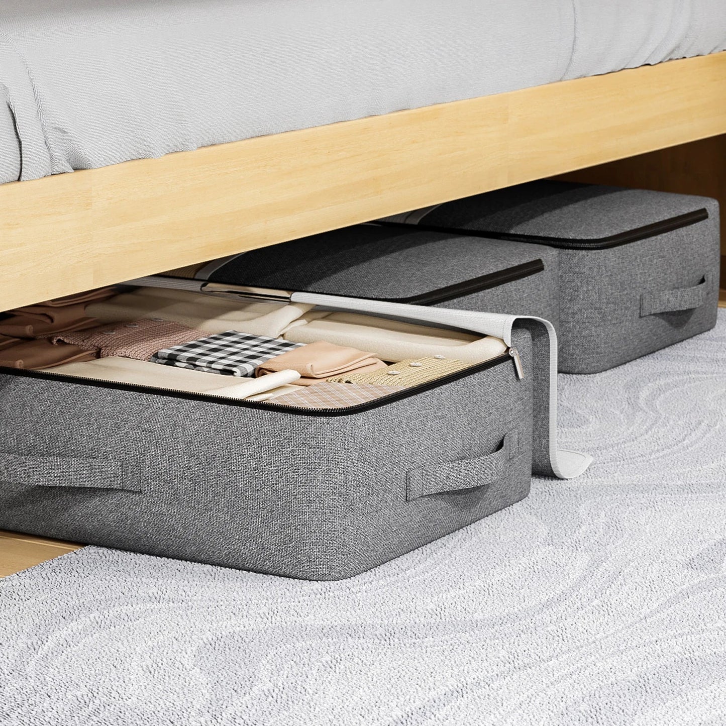 Underbed Storage Bag with Viewing Window