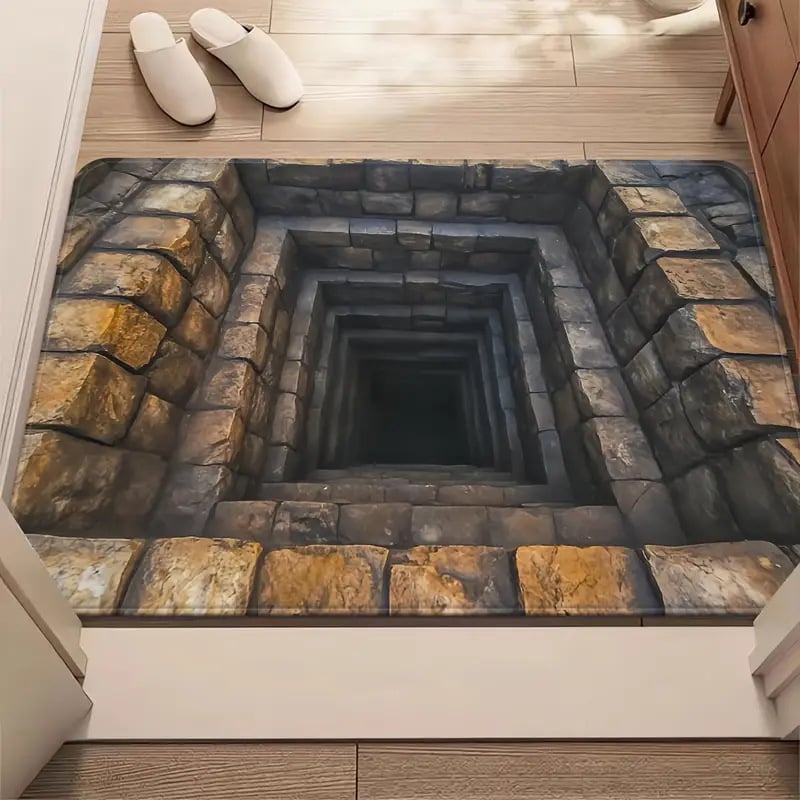 3D Optical Illusion Door Mat – Anti-Slip