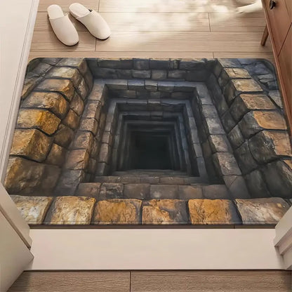 3D Optical Illusion Door Mat – Anti-Slip