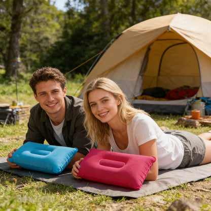 Inflatable Travel Pillow Set 2-Piece
