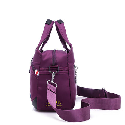 Nylon Crossbody Bag with Anti-Theft Protection