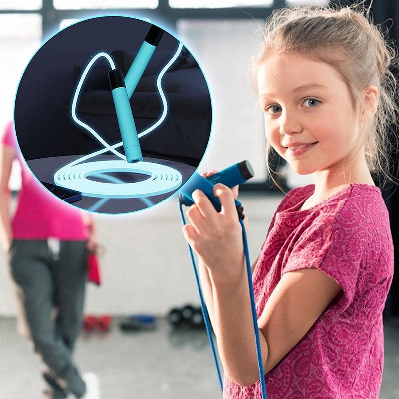 FlashPulse LED Skipping Rope with Ergonomic Handles