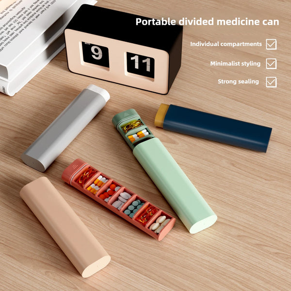 7-Day Weekly Pill Organiser with Labelled Compartments