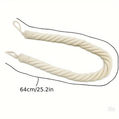 Retro Rope Door Stopper — No Drilling Required