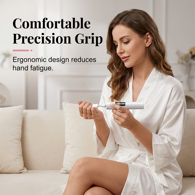 Electric Nail File with 4 Grinding Attachments