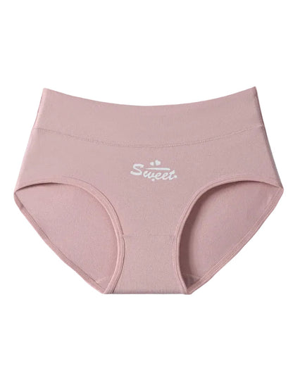Women's High-Waist Cotton Briefs (6-Pack)
