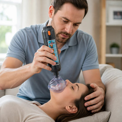 Manual Battery-Free Anti-Choking Suction Device (Including 3 Mask Sizes)
