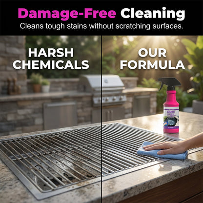 Powerful Grill Cleaning Spray – Grease Gone in 3 Minutes