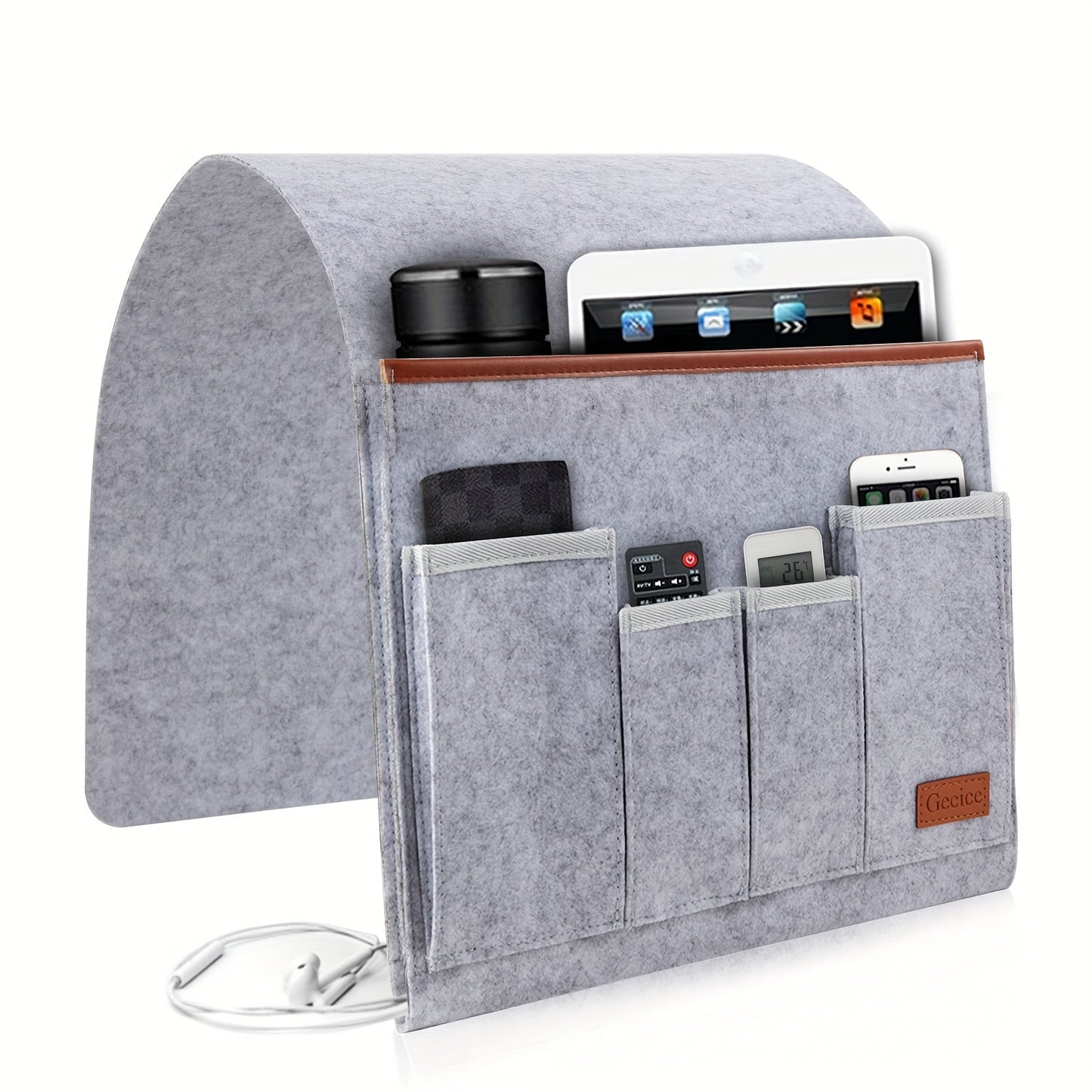 Sofa Armrest Organizer 5 Compartments