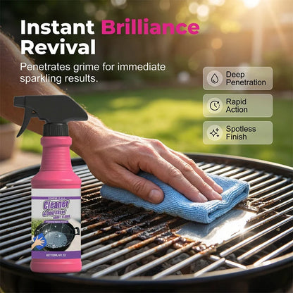 PyroFlash™ — Banishes grease and dirt so your grill shines like the first day again!