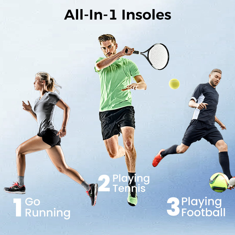 Shock Absorbing Insoles for Women & Men