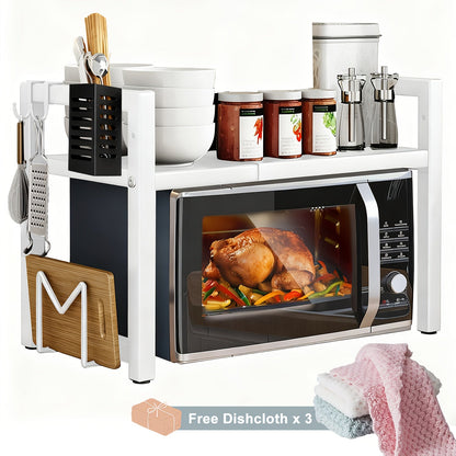 Extendable Microwave Rack 2 Tiers