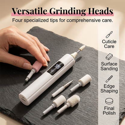 Electric Nail File with 4 Grinding Attachments