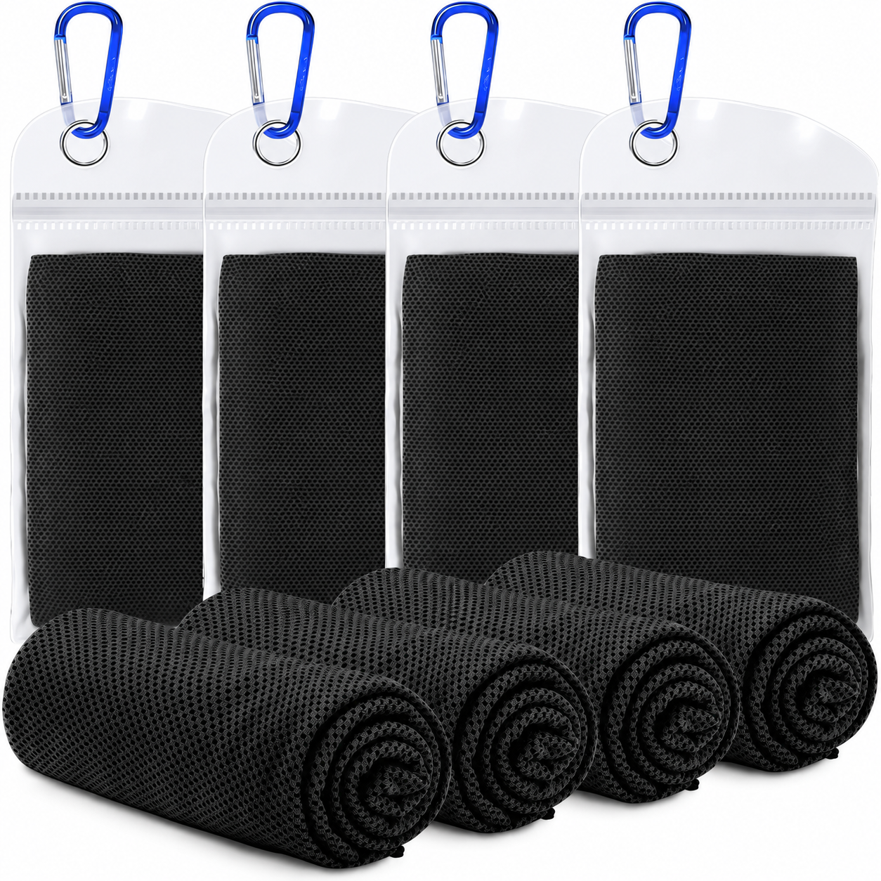Microfibre Cooling Towels Set of 4 – Sport & Outdoor