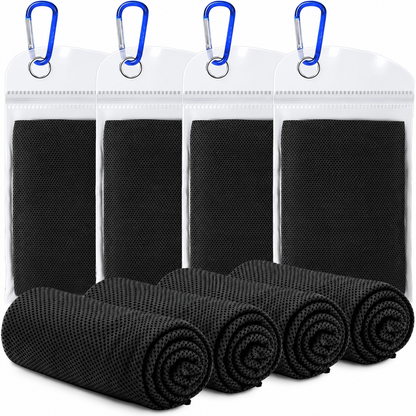 Microfibre Cooling Towels Set of 4 – Sport & Outdoor