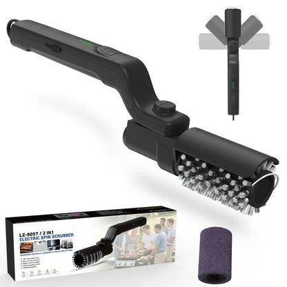 PowerScrubPro™ — Make your grill spotless in no time and enjoy more time with your loved ones!