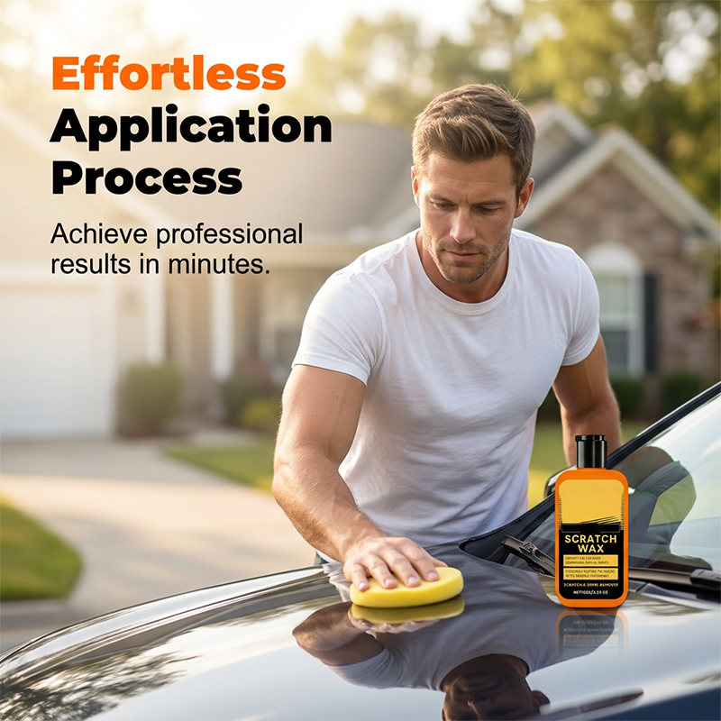 Car Scratch Care Paste Set with Sponge & Cloth