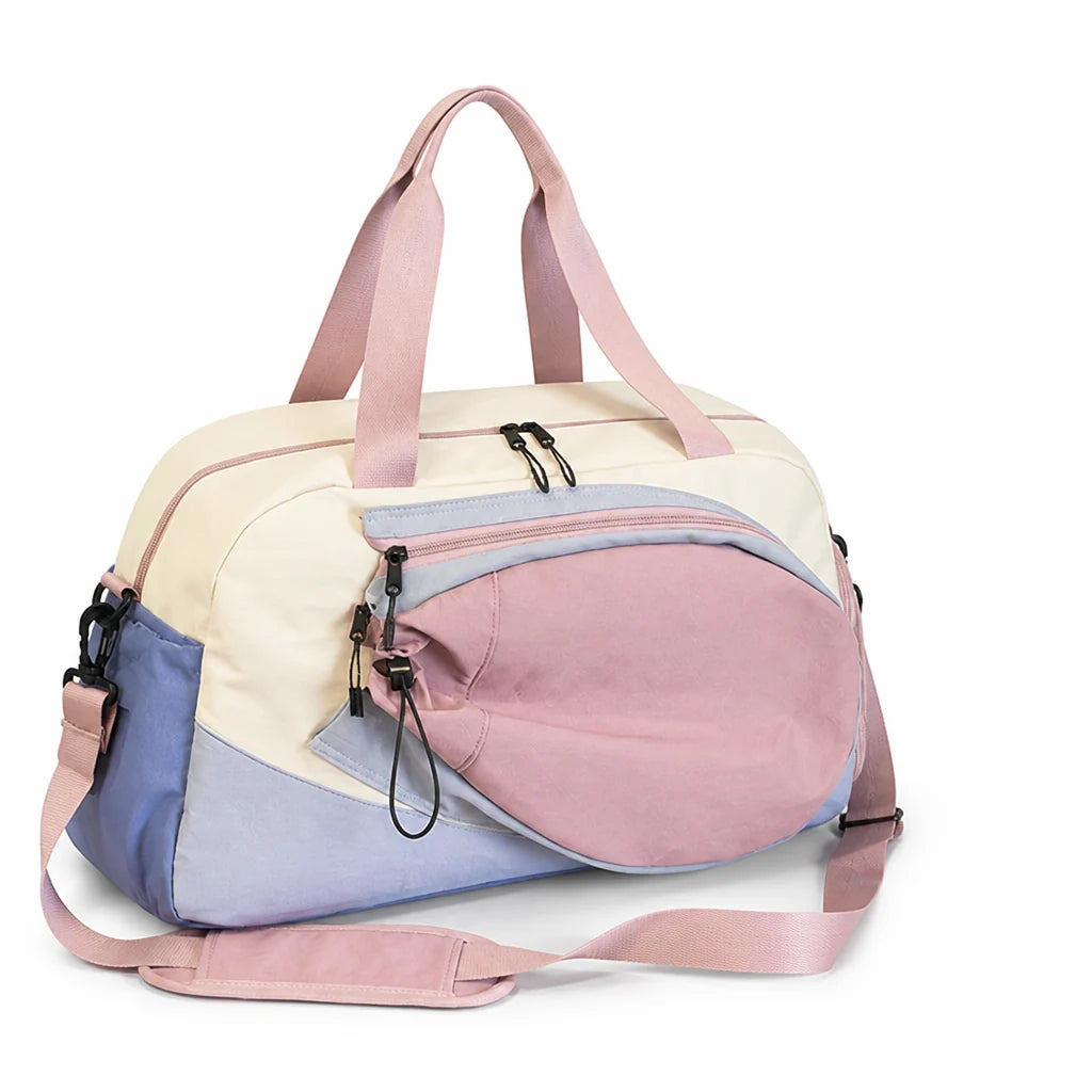 Large Capacity Travel Bag with Zipper (Adjustable Strap)