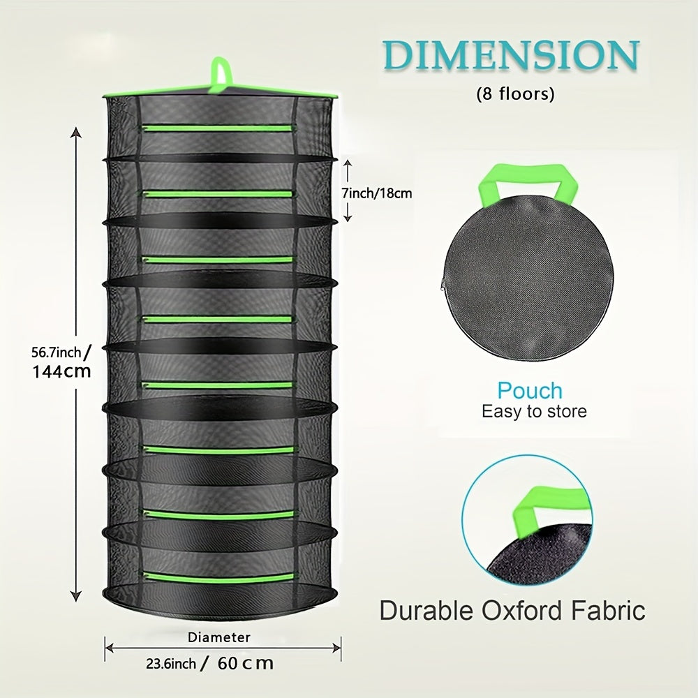 Herb Drying Rack Foldable 6 or 8 Tiers