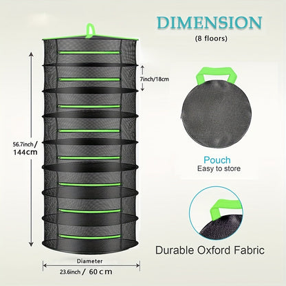 Herb Drying Rack Foldable 6 or 8 Tiers