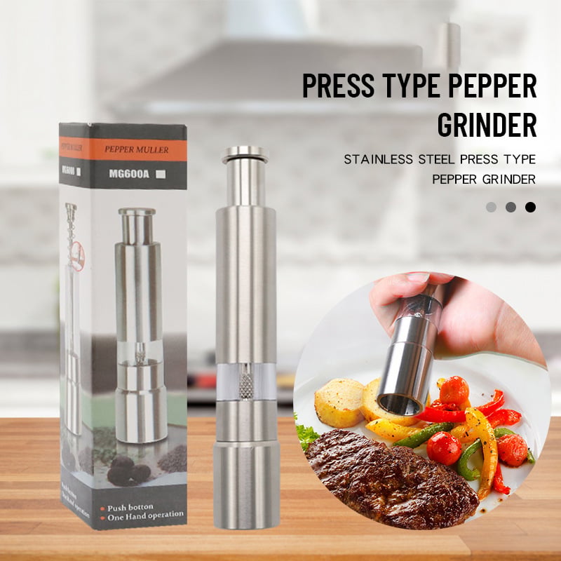 GrindMaster Stainless Steel Salt and Pepper Mill