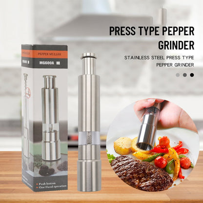GrindMaster Stainless Steel Salt and Pepper Mill